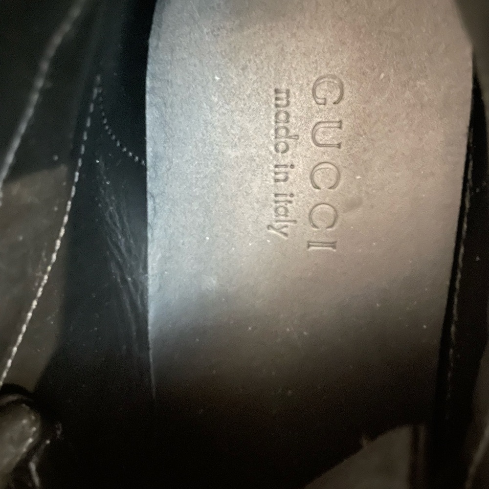 Gucci black High-Top Sneakers - Picture 8 of 11